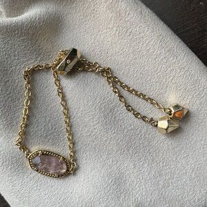 Kendra Scott Amethyst bracelet